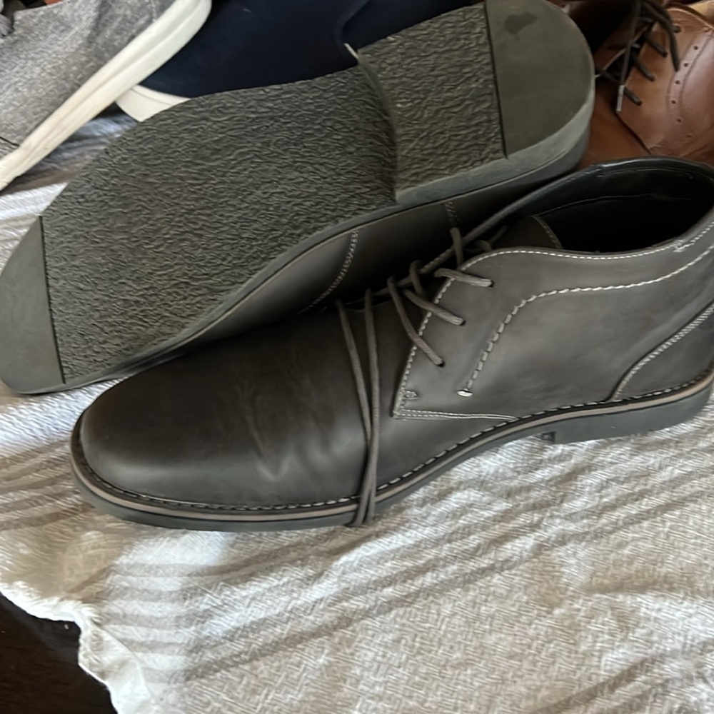 Grey Half/Chukka boots size 13 med . - Picture 2 of 2